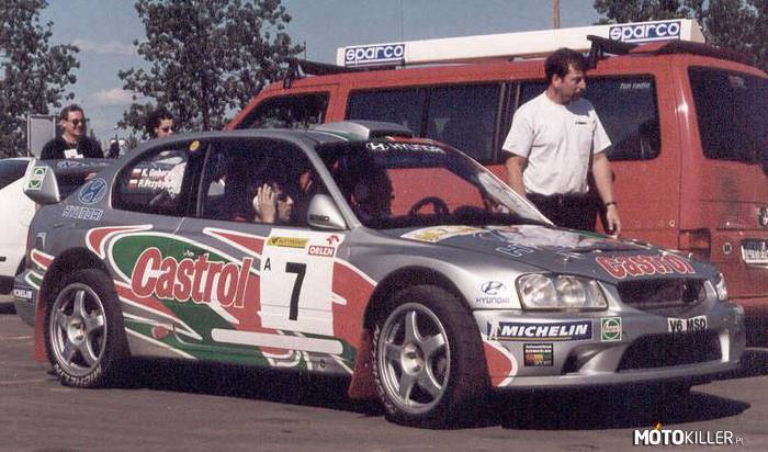 Hyundai Accent WRC – Rajd Kormoran 2001 Paweł Przybylski / Krzysztof Gęborys Hyundai Accent WRC 