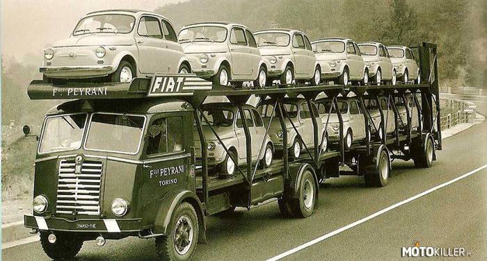 Transport kiedyś – Fiat &quot;Nuova&quot; 500 