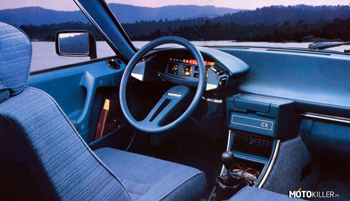 1975 Citroen CX -Ciekawe wnętrza #11 – CX&apos;a nie mogło w moim zestawieniu zabraknąć. :) 