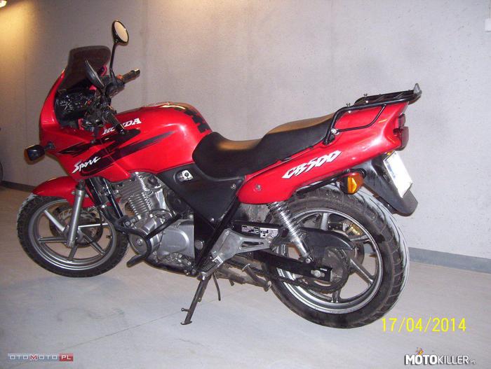 Mój nowy nabytek – Honda CB500S, 57KM. Idealny na początek. 