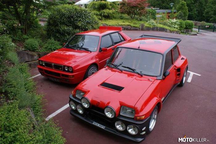 Co powiecie na taki duet? – Lancia Delta HF Integrale i Renault 5 Turbo. 