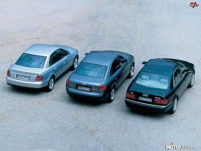 Audi : a4 B5, a6 C5 oraz a8 D2 – Cudowne. 