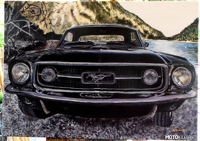 Ford Mustang – Obraz ręcznie malowany przeze mnie.
Przedstawia Forda Mustanga z 1967r.
Wymiary: 50x70cm, malowany farbami akrylowymi na płótnie.
Więcej obrazów: www.zyweobrazy.com
lub: www.facebook.com/zyweobrazy 