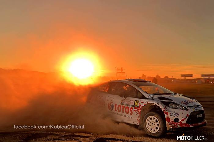 Robert Kubica – Fiesta RS WRC. 