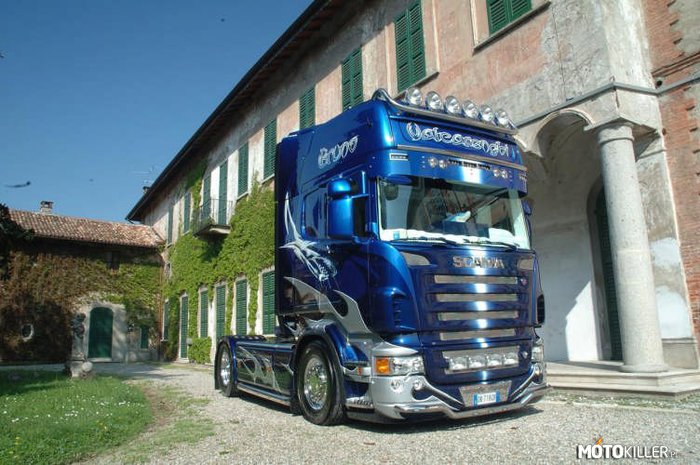 Scania R620 V8 Valcarenghi Blue –  