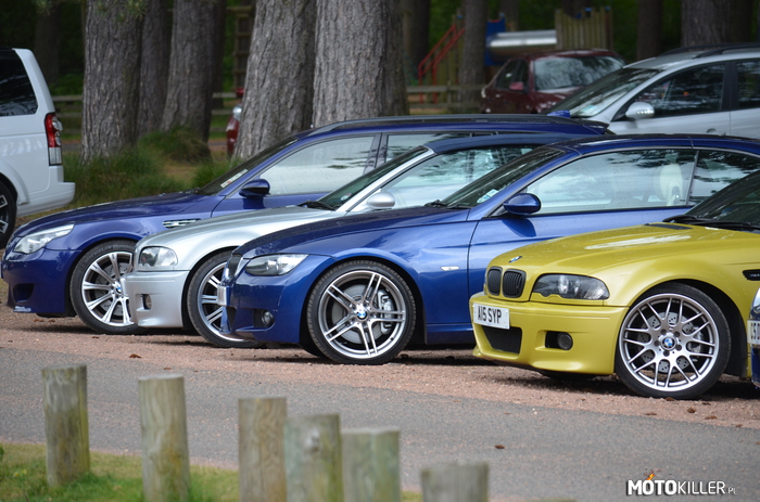 BMW – jestem fanem hondy, ale lubię wszystkie piękne auta. Mały zlocik spotkany w niedzielę. 