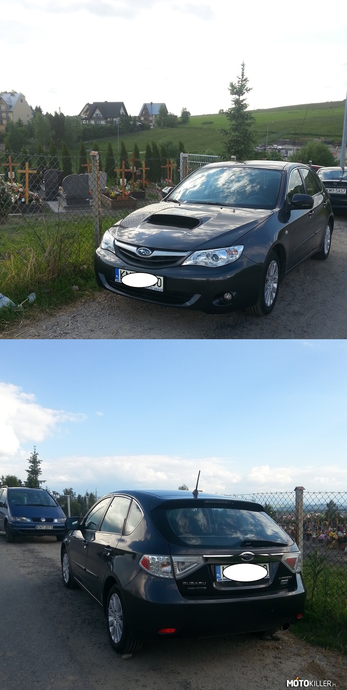 Subaru Impreza WRX – Spotkane pod szpitalem w Nowym Targu. 