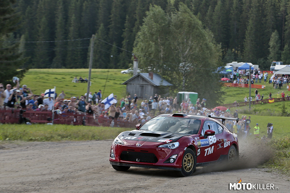 GT86 WRC Proto by TMR – Tommi Makinen startuje tym autem w Rajdzie Finlandii pomiędzy samochodami zerowymi. 