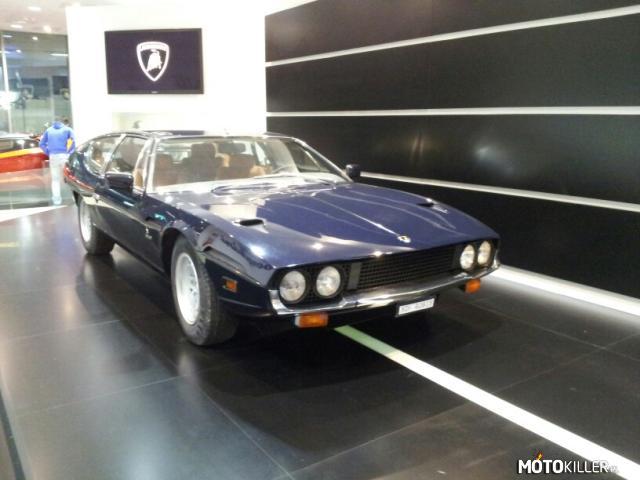Lambo – Takie oto Lamborghini widziałem w budynku lotniska w Bolonii. Może ktoś wie, co to za model? 