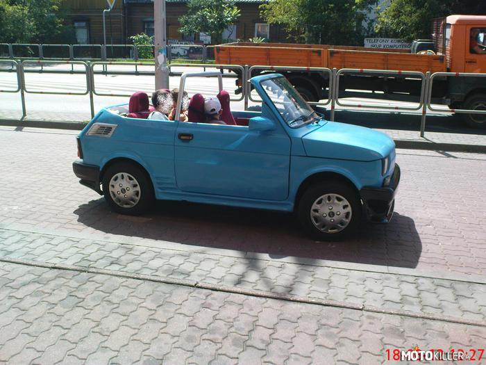 Fiat 126 cabrio – Zdjęcie zrobione w Mińsku Mazowieckim. 