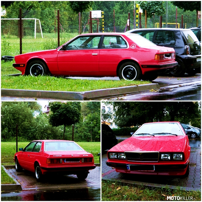 Maserati Biturbo – Napotkane na mieście. Produkowany w latach 1981-1994.
Silnik V6 z dwoma turbosprężarkami, w wersjach pojemnościowych 2.0, 2.5, 2.8. 
