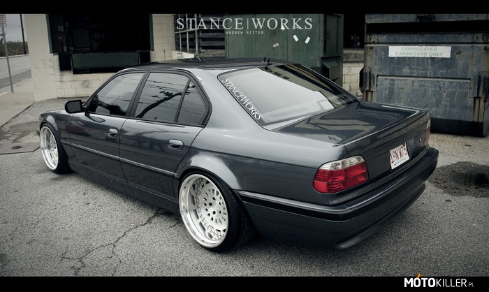 BMW e38 – Piękna felga. 