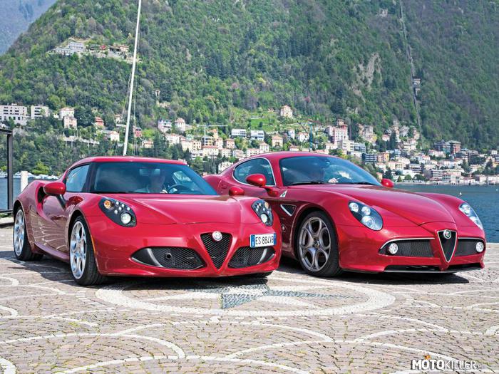 Alfa Romeo 4C i 8C - czyli dzieła sztuki motoryzacji – Nawet gdyby miały tylko 40 KM jechałoby się z uśmiechem na ryjku. 
