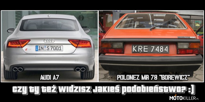 Audi A7 vs Polonez MR 78 &quot;Borewicz&quot; –  