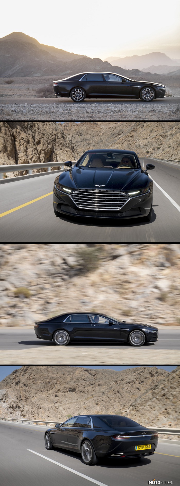 Nowy Aston Martin Lagonda – Następca futurystycznej limuzyny Astona z lat &apos;70 i &apos;80. Moim zdaniem mistrzowski popis stylistów Astona. Świetny, agresywny i elegancki jednocześnie design, który w końcu wnosi powiew świeżości do gamy AM. Wg. mnie wygląda o wiele lepiej od modelu Rapide, który na dobrą sprawę jest tylko rozciągniętym DB9. 