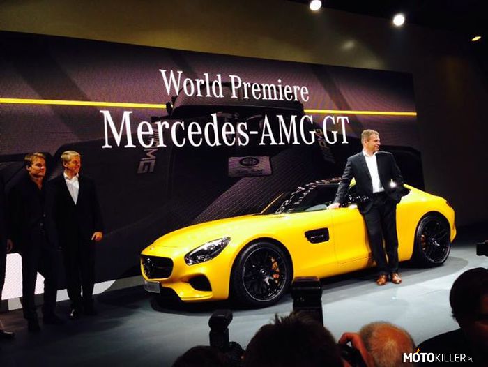 Piękny – Światowa premiera Mercedes-AMG GT: pod maską jest 4-litrowy V8 bi-turbo z 462 lub 510 koni mechanicznych. 