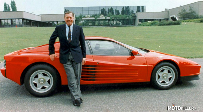 Sergio Pininfarina – I jedno z jego dzieł, Ferrari Testarossa. 