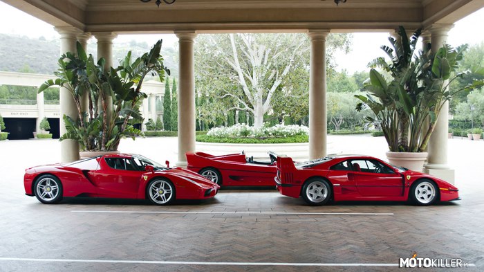 Ferrari Enzo, Ferrari F50, Ferrari F40 –  
