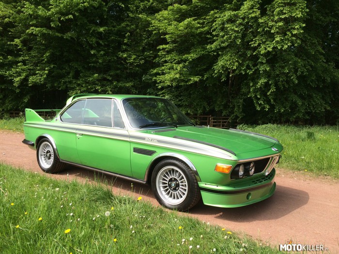 BMW e9 3.0 CSL &quot;Batmobil&quot; 1974 – Oryginalnie wyprodukowano ich zaledwie 57, w kolorze &quot;taiga green” powstały takie tylko cztery sztuki. 