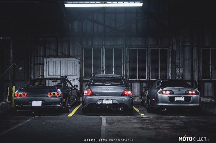 Nissan Skyline, Mitsubishi Evo, Toyota Supra –  