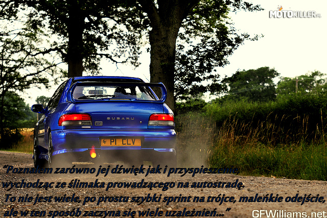Początki uzależnienia – Subaru Impreza-moje marzenie, a najlepiej P1 