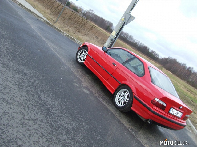 BMW – Byłe e36 coupe, zdjęcie kilka dni przed sprzedażą. 