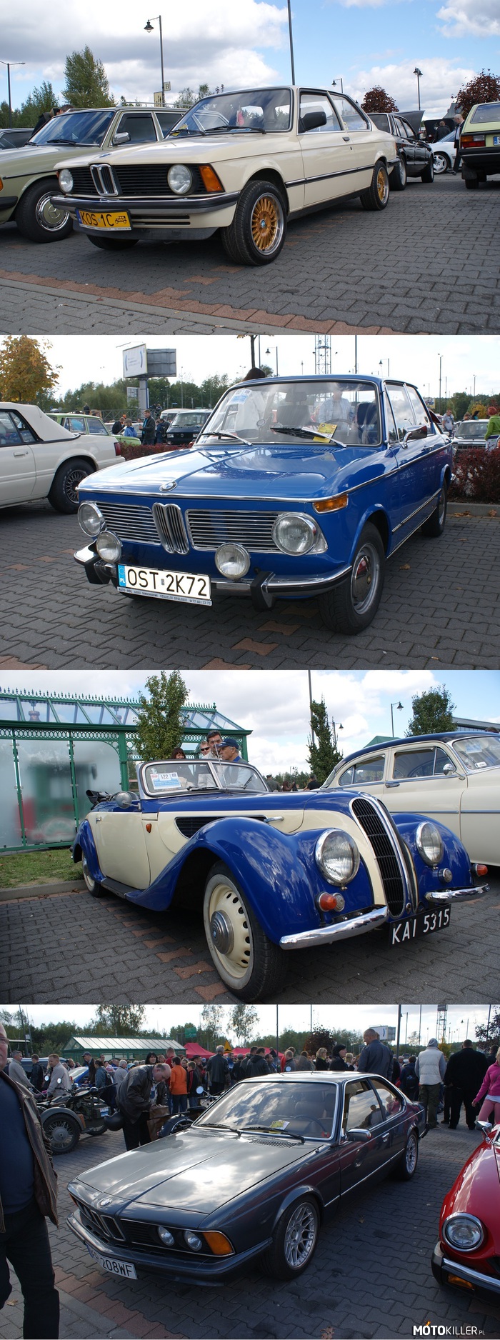 Coś dla fanów BMW – Kilka zdjęć BMW spotkanych podczas zlotu starych samochodów w Sosnowcu. 