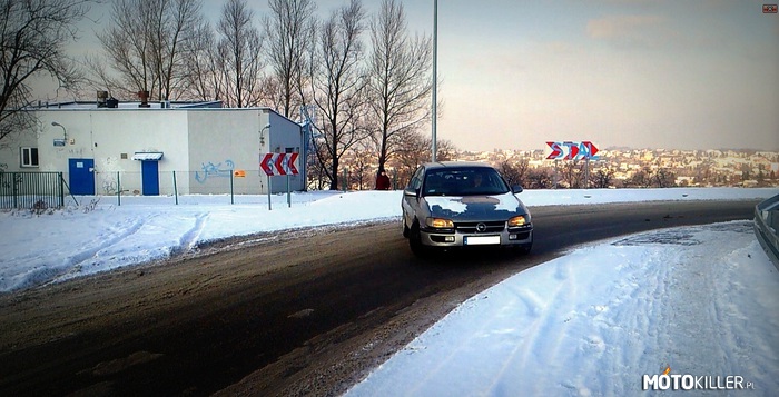 Opel Omega - Winter Drift – Takie tam zimowe zabawy. 