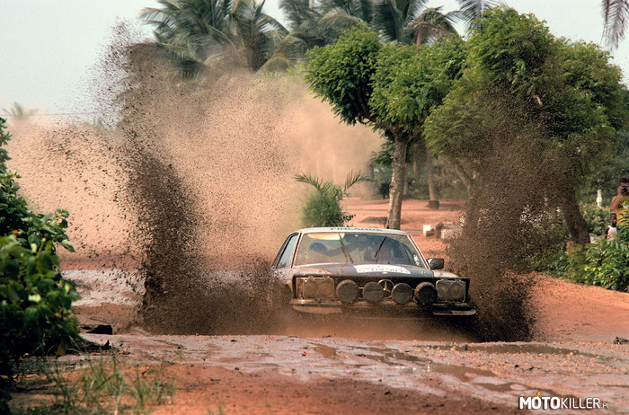 Mercedes 500 SLC – Rallye Côte d&#039;Ivoire - Rajd Wybrzeża Kości Słoniowej - runda WRC w latach 1978 – 1992 