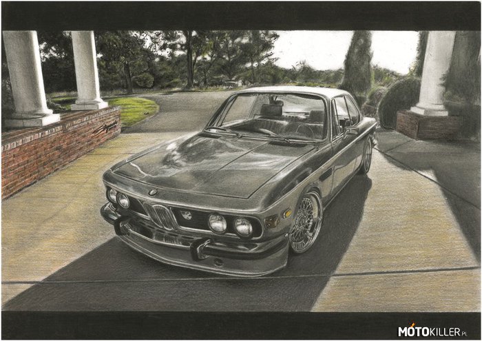 Rysunek pięknego BMW E9 – BMW E9 by 2fast_2catch 