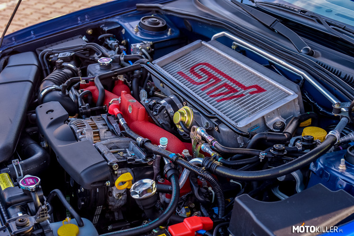 Serce Subaru – Silnik Subaru Imprezy WRX STI o pojemności 2,5L i mocą 300KM. 