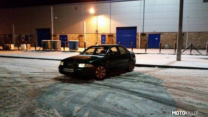 Audi a4 – Śnieg w Irlandii i moje Audi A4. 