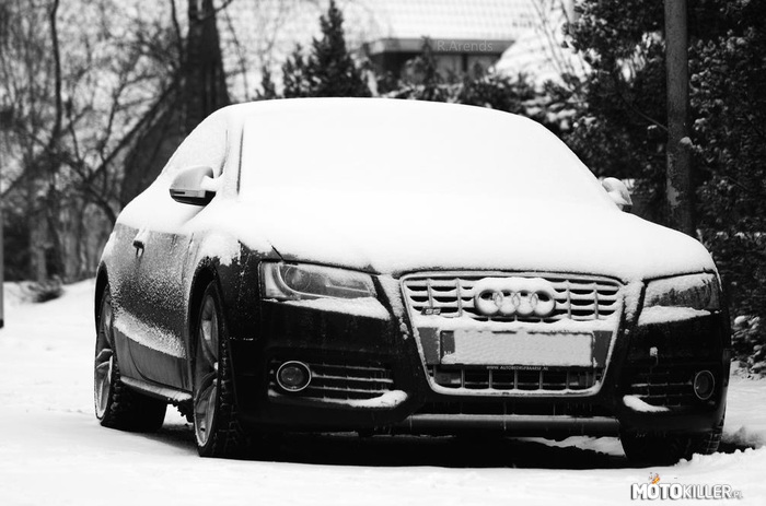Audi s5 zimą –  