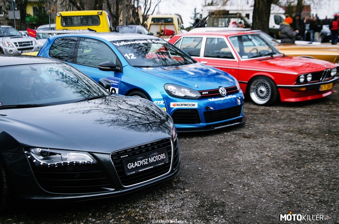 Audi, VW i BMW – Audi R8, VW Golf GTI i BMW E28 