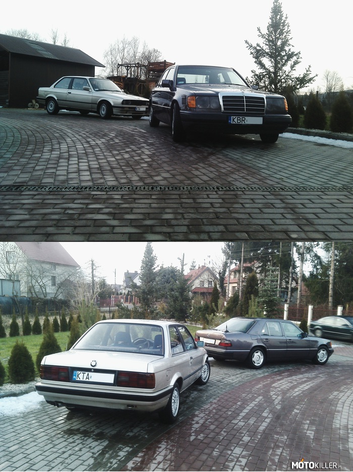 BMW &amp; Mercedes – BMW E30 320 oraz Mercedes W124 2.5 Turbo. 