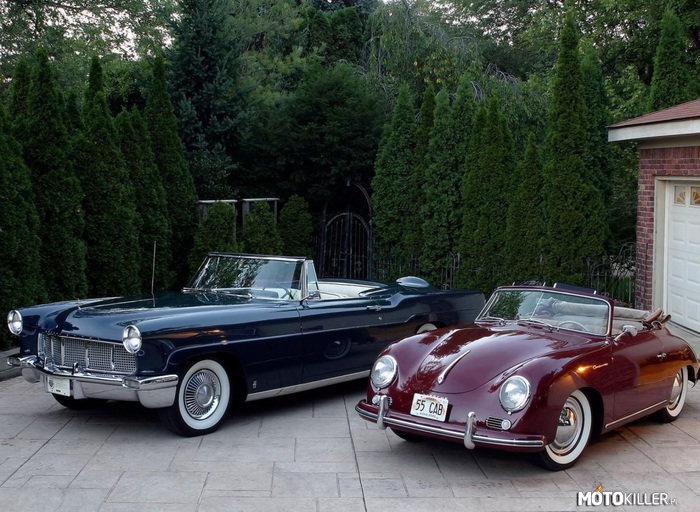 Continental Mark II Convertible 1956 oraz Porsche 356 Continental Cabr –  