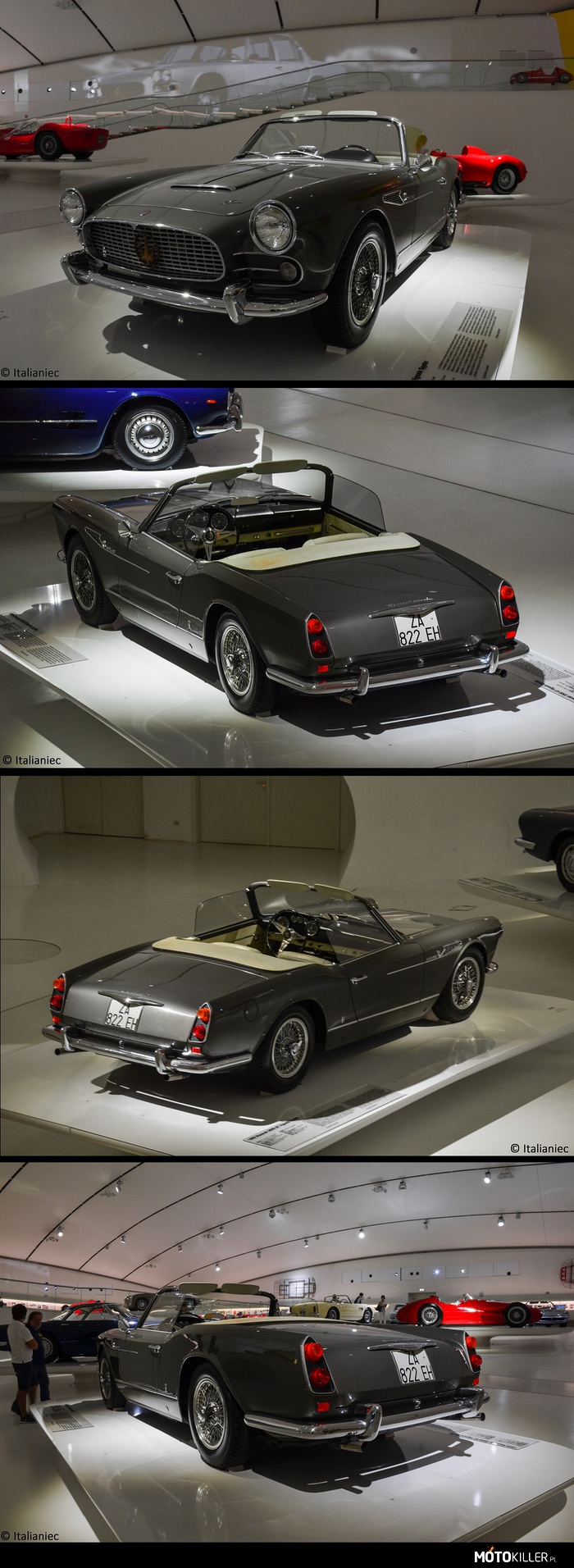 Maserati 3500 GT Vignale Spyder – W 1959 na Międzynarodowym Salonem Samochodowym w Paryżu została zaprezentowana wersja ze składanym dachem modelu 3500GT. Narysowany przez Giovanni Michelotti i Vignale, wszedł do produkcji rok później. 
Pod maską pracowała &quot;rzędowa szóstka&quot; o pojemności 3.5l i 220 KM, wersja spider jest mniejsza i lżejsza od wersji coupè. 