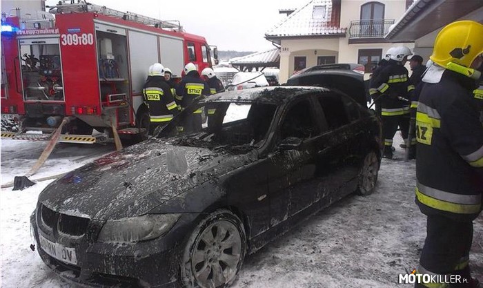 Szkoda BMW cz.2 – Drugie spalone BMW. 
