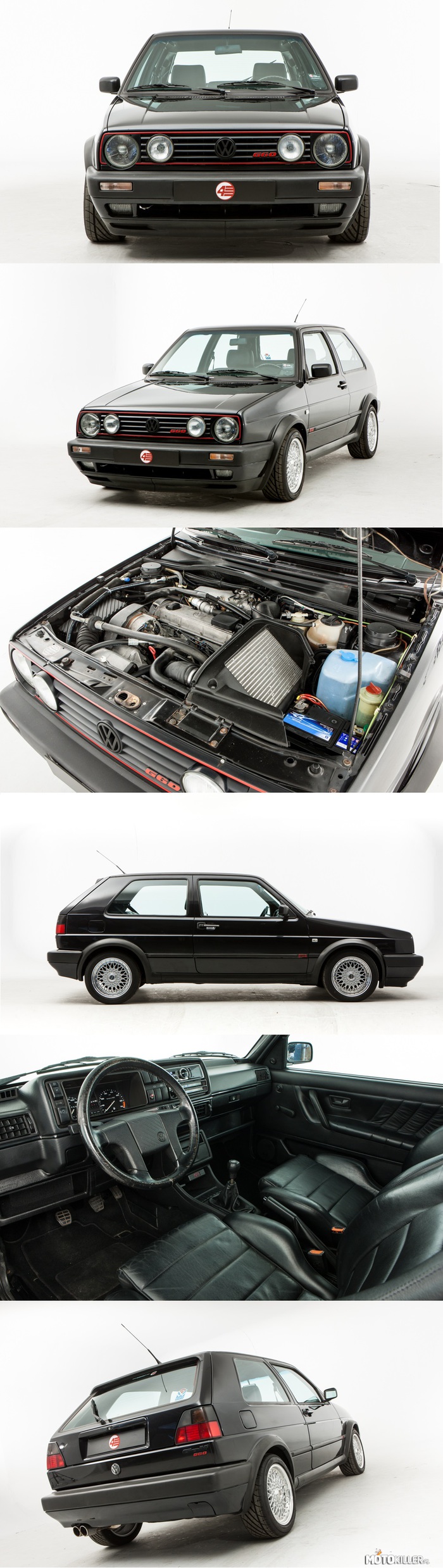 Volkswagen Golf II G60 – 1991 rok, silnik 1.8L z kompresorem o mocy 160 KM. 