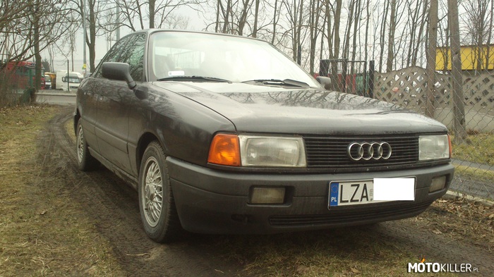 Audi 80 b3 – Mój pierwszy samochodzik. Jak wam się podoba? 
