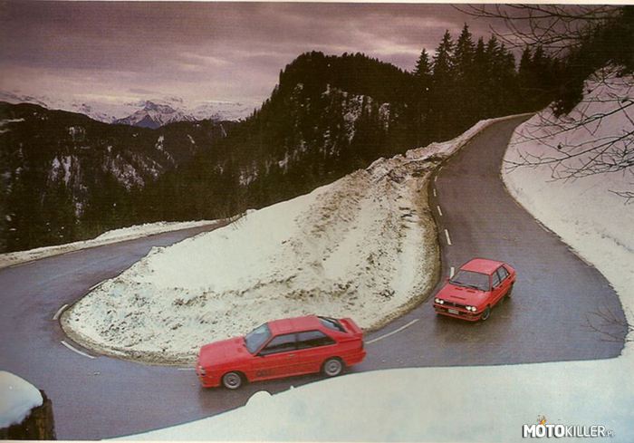 Delta Integrale i Quattro – Alpy, luty 1988 