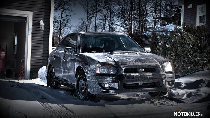 Mój smietnik zimą – Subaru Impreza 2.5RS 