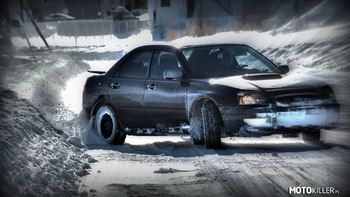 Mój smietnik zimą – Subaru Impreza 2.5RS 