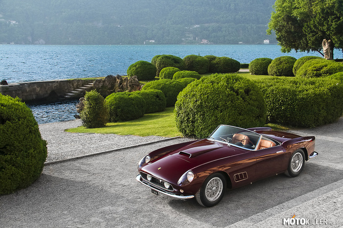California – Ferrari 250 GT California, na konkursie Villa d&#039;Este. 