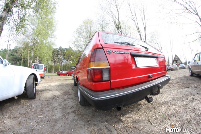 VW Passat B2 – Zabawa rybim okiem na zlocie. 