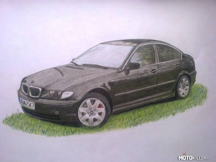 Mój stary rysunek BMW e46