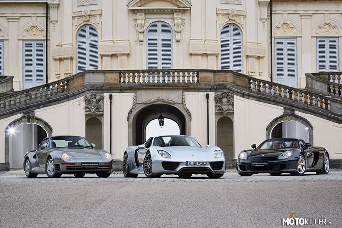 Ewolucja – Porsche 959, Porsche 918 Spyder i Porsche Carrera GT 
