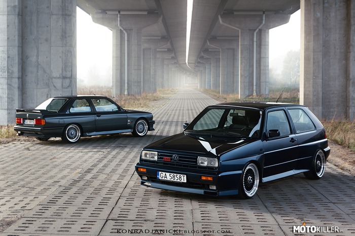 VW Golf Rallye i BMW E30 M3 – Piękne zestawienie. 