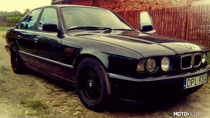 BMW e34 530i V8 – BMW e34, 1993r, czarny szatan! 