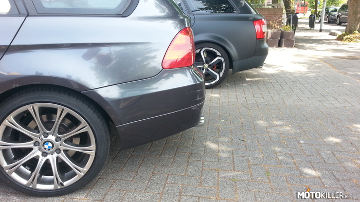 Niemieckie tyłeczki – BMW 320D (e91) i Audi A4 (B6). 